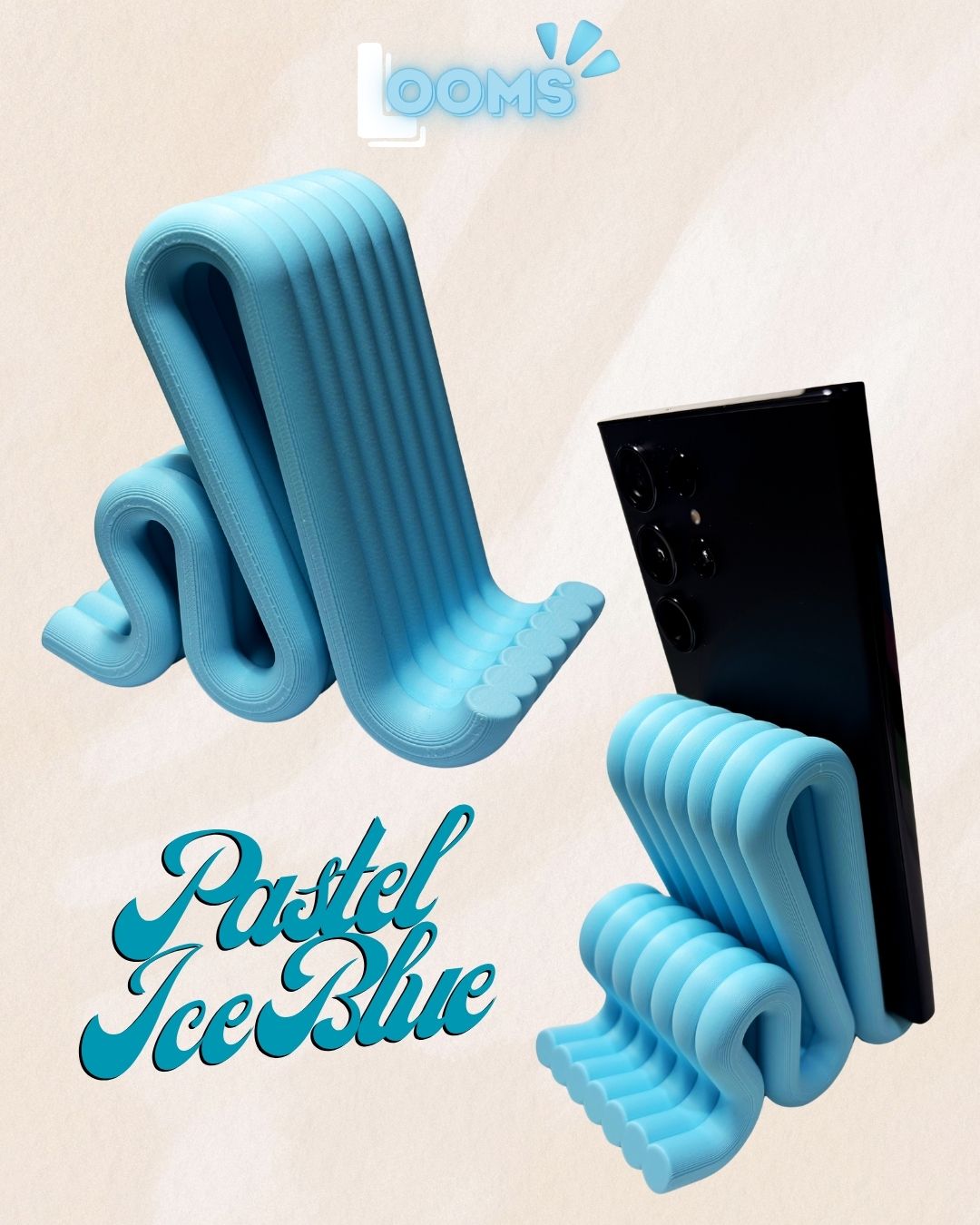 Whimsy Curve Phone Stand
