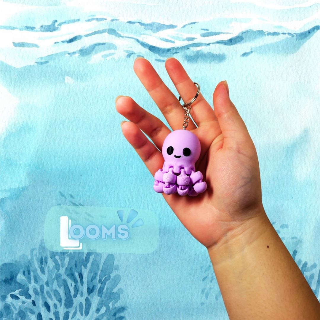 Octopus Keychain