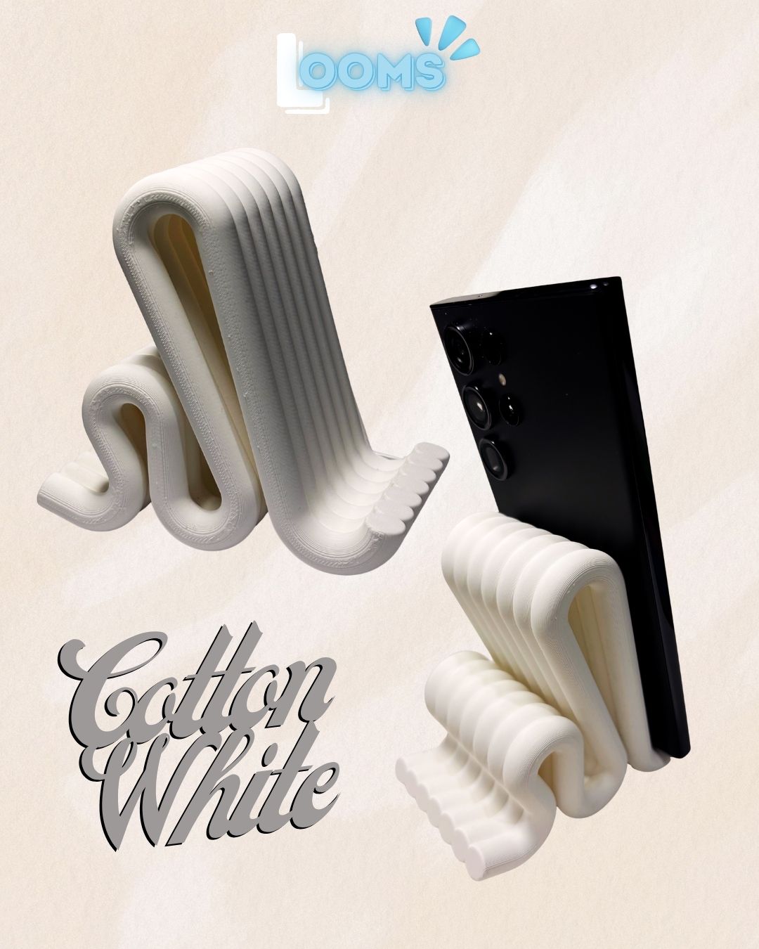 Whimsy Curve Phone Stand