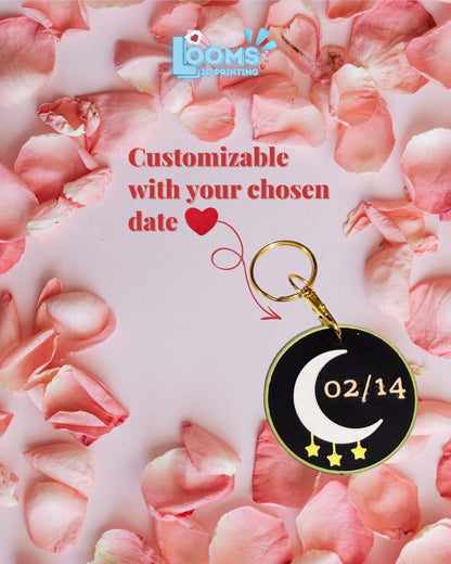 Luna Love Keychain