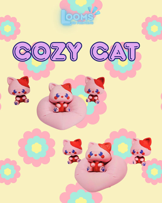 Cozy Cat Desk Display