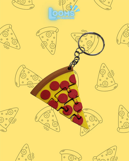 Pizza Keychain