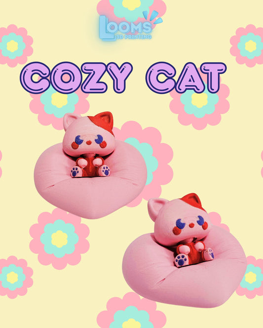 Cozy Cat Desk Display