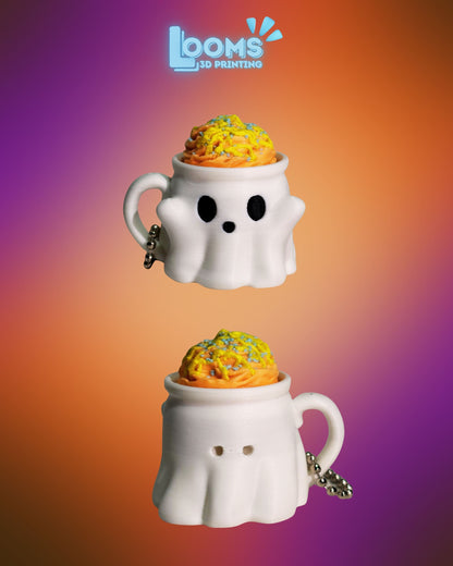 Boo & Brew Latte Clicker Keychains