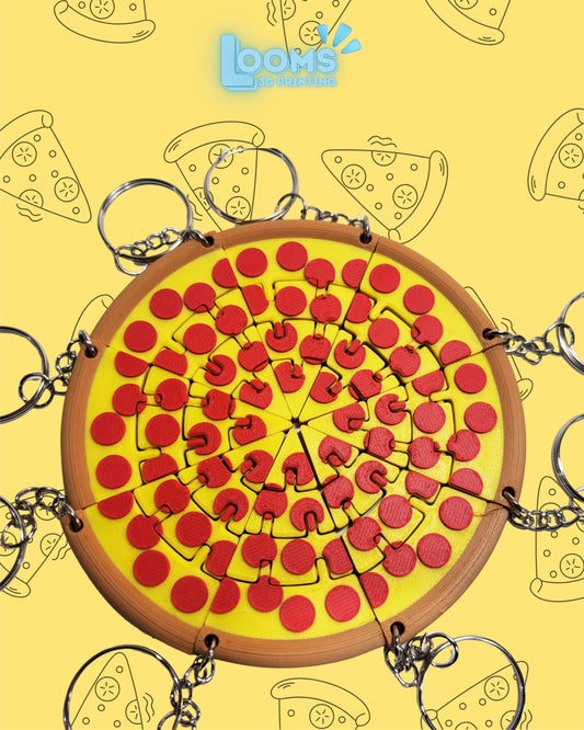 Pizza Keychain