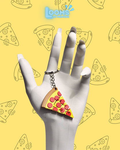 Pizza Keychain