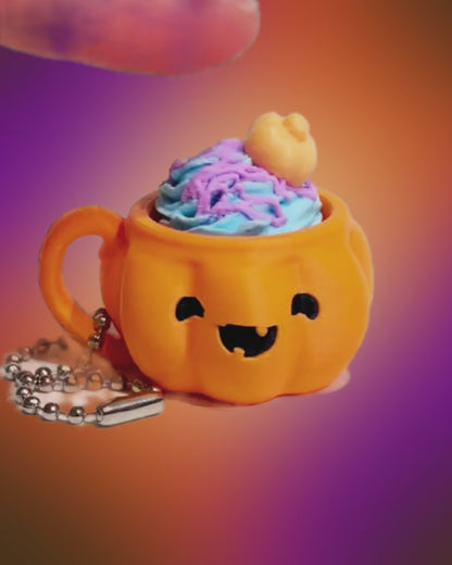 Boo & Brew Latte Clicker Keychains